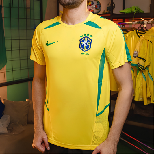 Camisa Seleção Brasileira Retrô 2002/03 Home