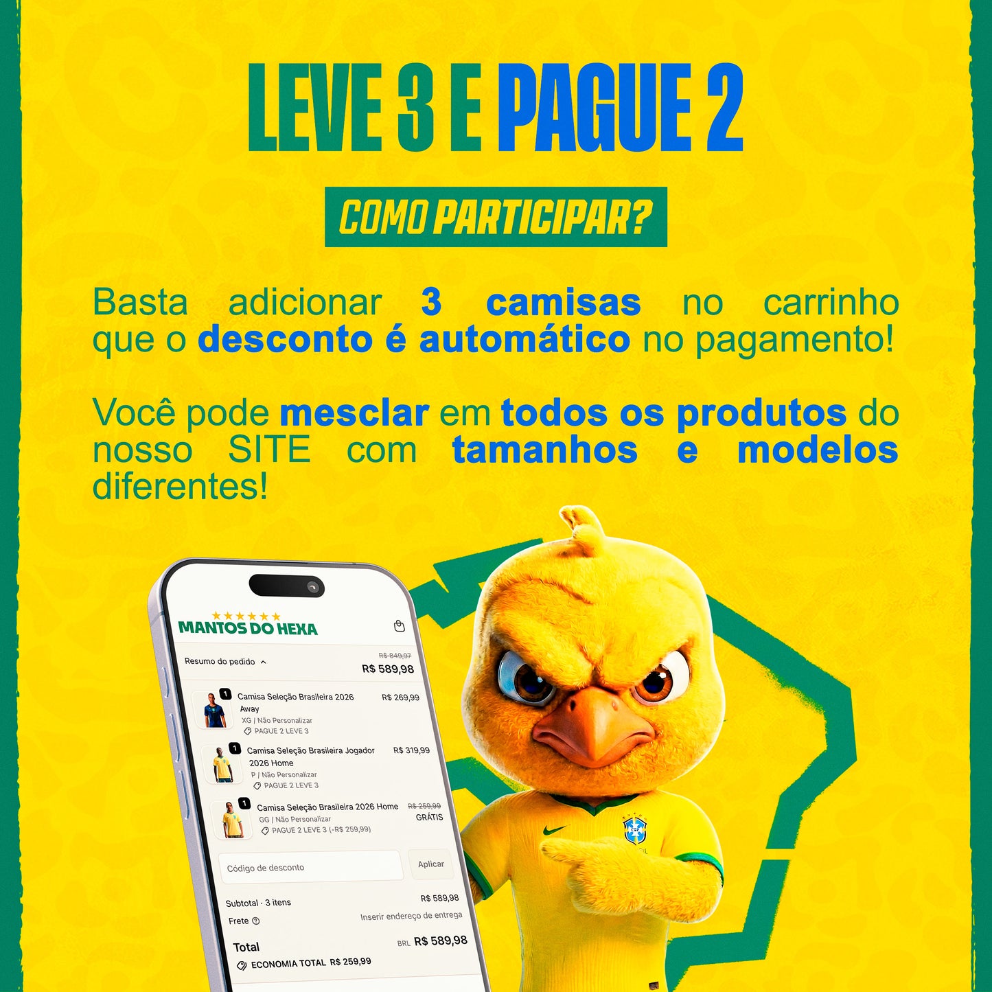 Camisa Feminina Seleção Brasileira 2019/20 Third